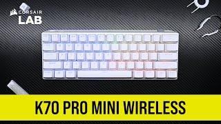 Getting Started – CORSAIR K70 PRO MINI WIRELESS 60 Mechanical Keyboard [upl. by Sashenka]