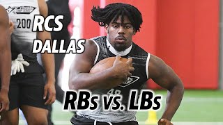 Rivals Camp Series Dallas RBs vs LBs [upl. by Ruvolo]