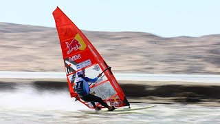 Windsurfing at Over 100 kmh  Bjorn Dunkerbeck at the 2021 Luderitz Speed Challenge [upl. by Anitan]