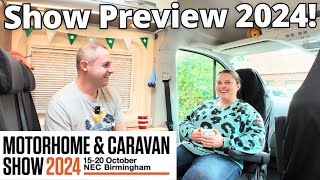 Motorhome and Caravan Show 2024 PREVIEW [upl. by Ailedamla]