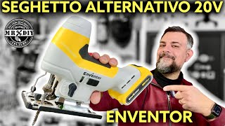 Seghetto alternativo brushless a batteria 20V per legno e metallo ENVENTOR [upl. by Ilowell]