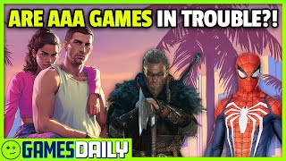 Are AAA Games Sustainable Anymore  Kinda Funny Games Daily 122123 [upl. by Ennairrek362]