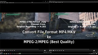 Cara Convert Format H264 H265 MP4MKV ke DVD MPEG2MPEG Offline Gratis Tanpa Mengurangi Kualitas [upl. by Haceber]