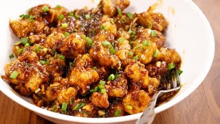 Gobi Manchurian  Easy amp Crispy Restaurant Style Recipe  CookingShooking [upl. by Ahseinod741]