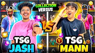 Tsg Jash Vs Tsg Mann  Collection Versus😱  Who Wins  Tsg Bootcamp😍 [upl. by Dode186]