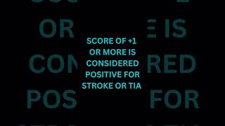 ROSIER SCALE FOR STROKE ASSESSMENT SHORTS [upl. by Ari574]