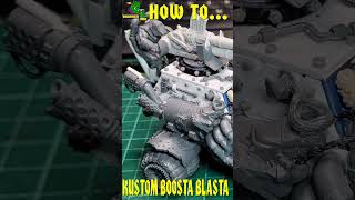 Kustom Boosta Blasta Kitbashed from Rukka Trukk Squig Buggy [upl. by Siraved]