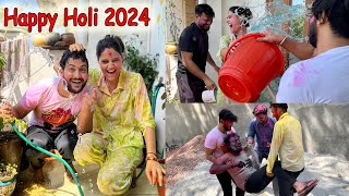 Bhabhi Ke Sath Pehli Holi😍  Vinay Thakur Vlogs [upl. by Sidell]