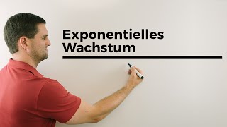 Exponentielles Wachstum Grundlagen WachstumsZerfallsfaktor Startwert  Mathe by Daniel Jung [upl. by Modeste253]