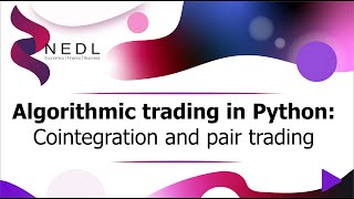 Algorithmic trading in Python Cointegration and pair trading [upl. by Ecnedurp]