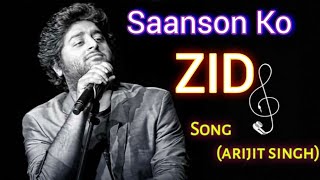 Saanson Ko Saanson ko jeene ka sahara mill gya LyricsArijit Singh Arijit Singhsad song [upl. by Audri]