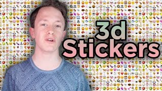 How To Use Snapchat 3D Stickers Moving Emojis In Videos Snapchat V9280  Snapchat Hacks [upl. by Yenaled]