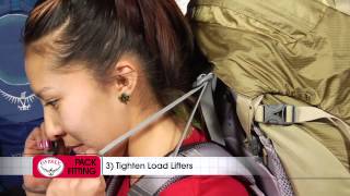 Osprey Packs  Custom Fit  Tips and Tricks [upl. by Llacam]