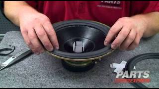 HOW TO DIY speaker refoam using a Parts Express repair kit [upl. by Lalittah661]