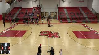 New Canaan High vs Greenwich High School Girls JuniorVarsity Volleyball [upl. by Colfin914]