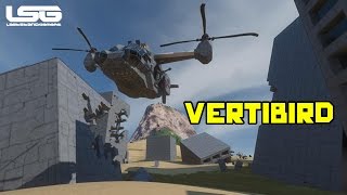 Space Engineers  Vertibird VB02 Fallout [upl. by Eledoya30]