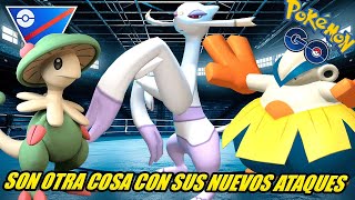 ¡PALMEO  GIRO VIL LOS NUEVOS ATAQUES de MIENSHAO BRELOOM y HARIYAMA en LIGA SUPER  GBL  Go PvP [upl. by Brig]