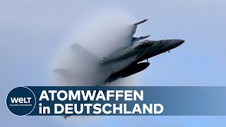 STREIT UM ATOMWAFFEN Nukleare Teilhabe Deutschlands sei wichtiger Teil der NATOAbschreckung [upl. by Yenaiv739]