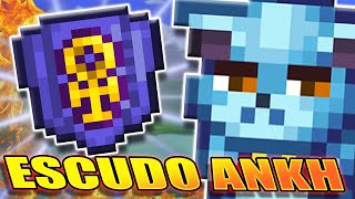 COMO CRAFTEAR EL ESCUDO DE CRUZ ANSATA o ESCUDO ANKH EN TERRARIA 14 LO MAS RAPIDO POSIBLE [upl. by Enitsirc]