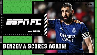 Karim Benzema amp Vinicius Jr combine again  ESPN FC [upl. by Gamali]