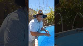 How to clean and maintain your pool 🏊 pool backyard cleaning problemsolved [upl. by Gibbie]