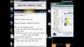 REMOVING SHORTCUT VIRUS [upl. by Mulvihill]