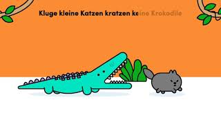 Kluge kleine Katzen kratzen keine Krokodile [upl. by Aihpos]