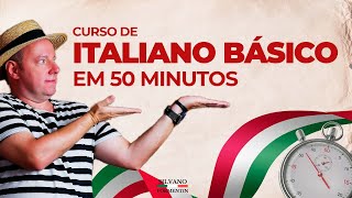 Um curso de Italiano Básico em 50 Minutos  Aula de italiano [upl. by Latsyek]