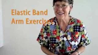 Elastic Band Arm Exercises for Seniors [upl. by Alesram524]