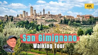 San Gimignano  Walking Tour  Toskana  Italy  🇮🇹 4K [upl. by Newmann]