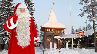 Weihnachtsmanndorf in Rovaniemi in Lappland Die besten Weihnachtsmann Videos Finnland [upl. by Lessirg57]