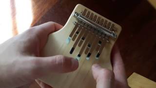 9 tone kalimba test Meinl KA9M [upl. by Alcot]