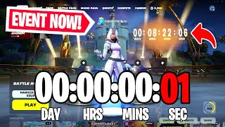 FORTNITE EVENT INGAME LOBBY COUNTDOWN LIVE🔴 247  Fortnite Chapter 5 Season OG Countdown [upl. by Jeremias]