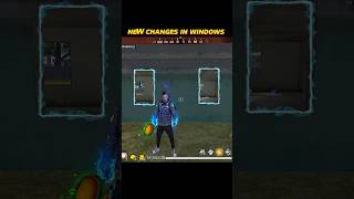 New Changes In Windows 😲 OB46 freefire shorts [upl. by Eyahc]