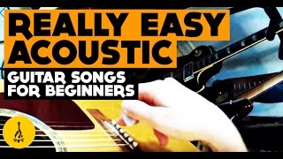 Really Easy Acoustic Guitar Songs For Beginners  Very Cool Riffs  Easiest Best Songs [upl. by Drhacir]