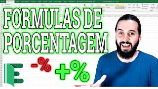 Como Calcular Variação Percentual Soma e Subtração de Porcentagem no Excel [upl. by Eleda849]