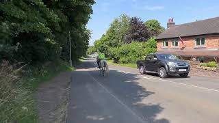 CnG Equine Fred alone hacking down the main road [upl. by Redleh]