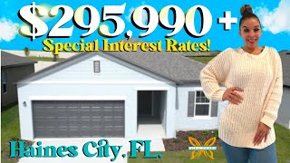 Most AFFORDABLE New Construction home under 300k in Haines City FL 0 Downpayment Available [upl. by Dedie]