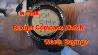 SKMEI Digital Compass Watch Unboxed and Using [upl. by Farny978]