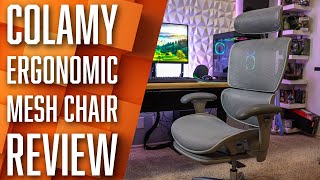 COLAMY Ergonomic Mesh Chair Review [upl. by Cerveny]