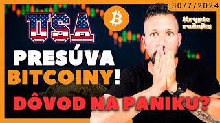 Poplach 🚨 USA Presúvajú Svoje Bitcoiny ❌ BTC kryptoraňajky [upl. by Alvinia]