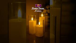 Meesho Home Decor FindsLED Candles meeshofinds ledcandle [upl. by Tobe]