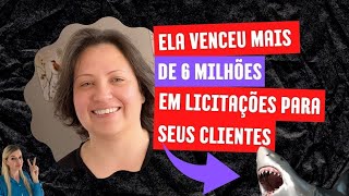 Ela venceu mais de 6 milhões em Licitações para seus clientes se tornando analista master 10k [upl. by Gusta794]