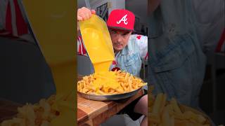 How to eat street food CHEESE FRIES properly😎❤️🍟 CHEFKOUDY [upl. by Carin]