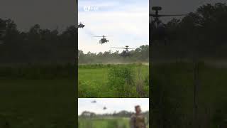 AH64E Combat Simulation at Marine Corps Air Station Atlantic North Carolina [upl. by Kehoe970]