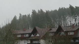 Burglind Sturm in Lenzkirch im Hochschwarzwald [upl. by Ffoeg]