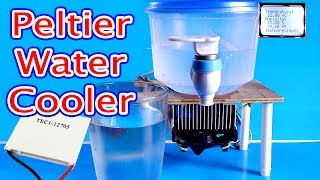 Water Cooler Using peltier module  How to make [upl. by Cuttler687]