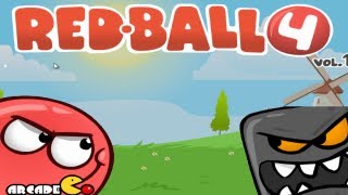 Red Ball 4 vs Ball Friend Volume 123 Bosees [upl. by Ahsemit]