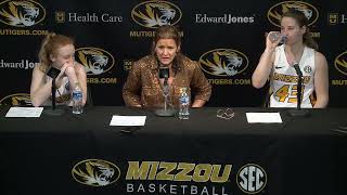 POSTGAME PRESSER Robin Pingeton Hayley Frank and Lauren Hansen After South Carolina Game [upl. by Ninerb]