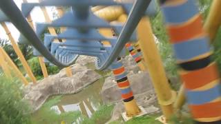 Kumali Front Seat onride HD POV Flamingo Land Theme Park amp Zoo [upl. by Grubb107]